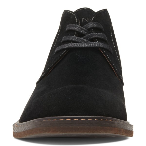 Vionic Chukka Boots Ireland - Chase Chukka Boot Black - Mens Shoes Ireland | HPBQM-5706